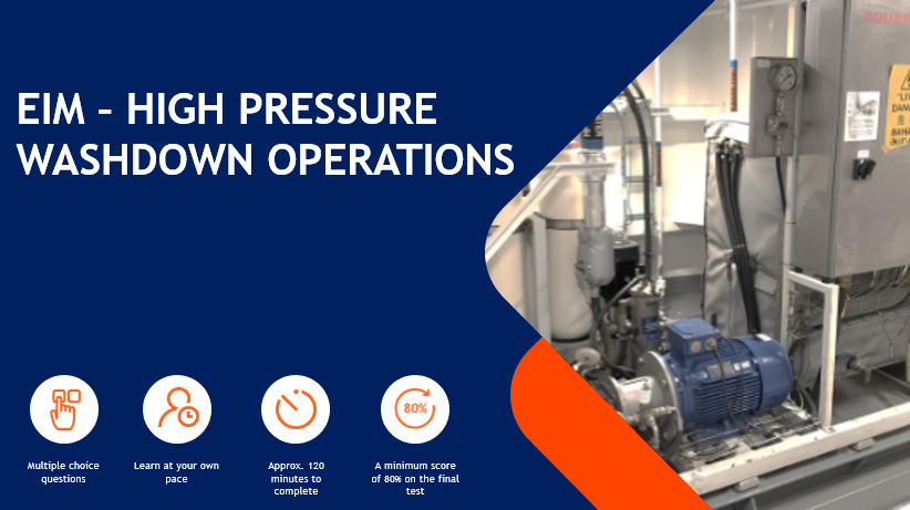 EIM – High Pressure Washdown Operations