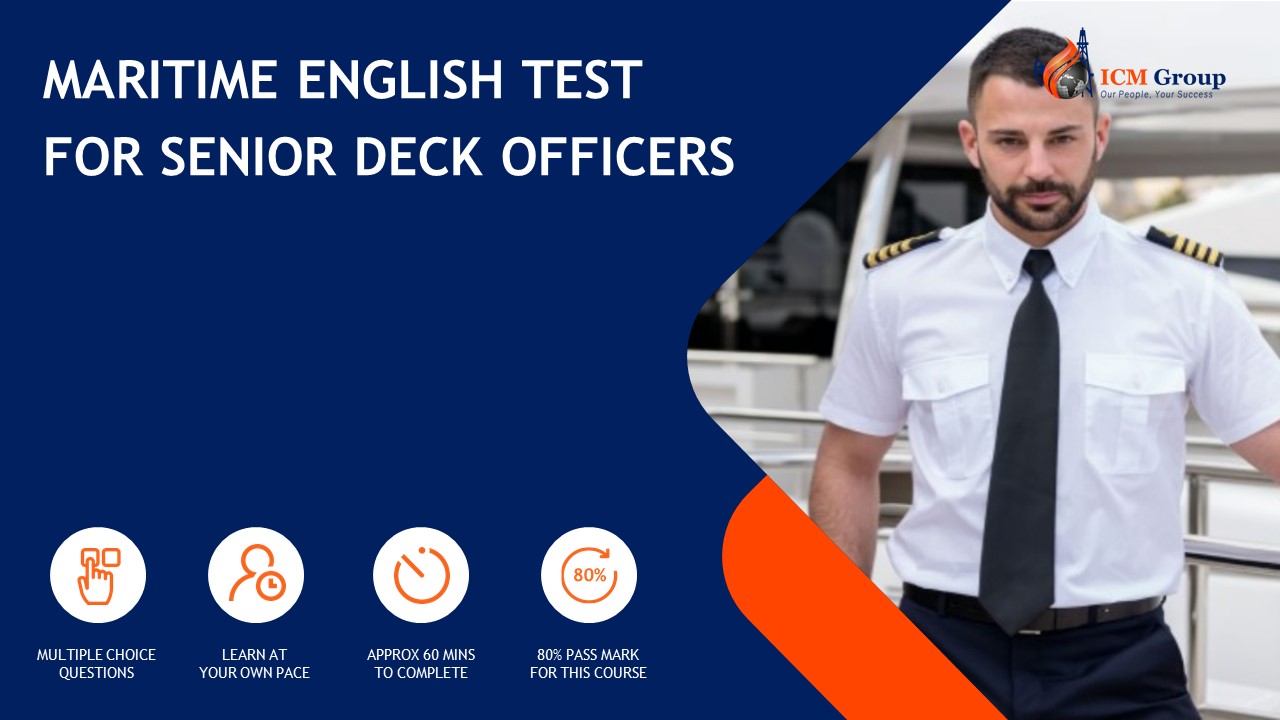 Maritime English Test for Senior Deck Officers