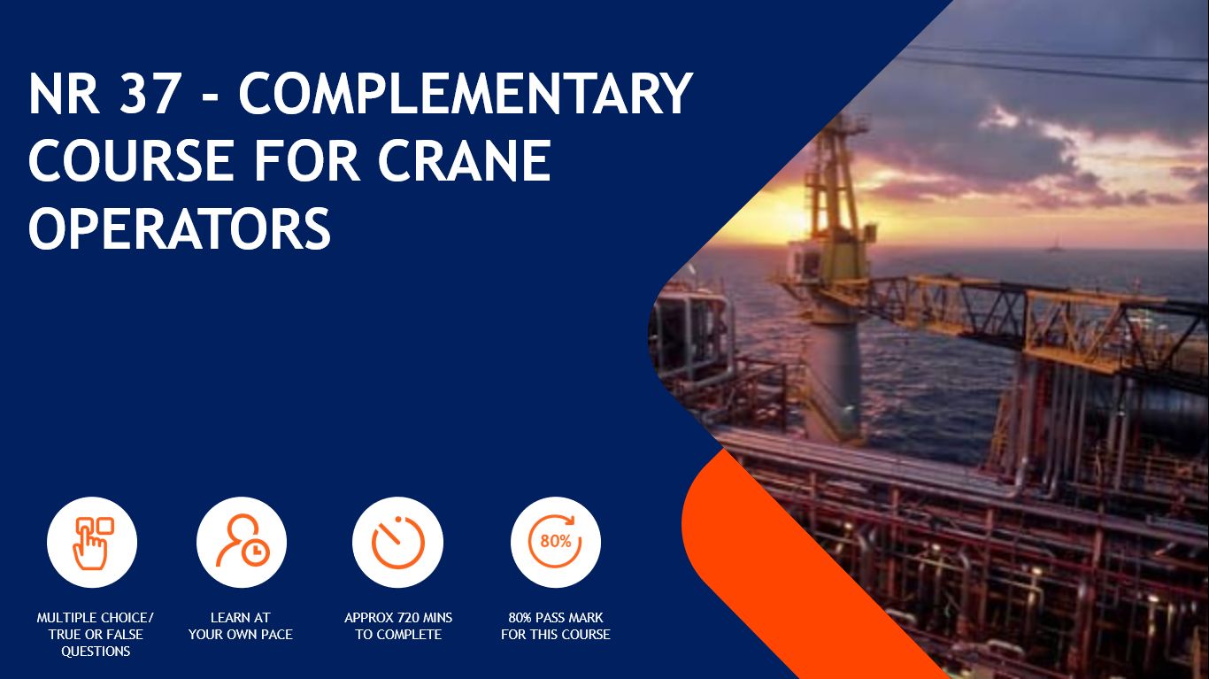 NR 37 - Complementary course for crane operators